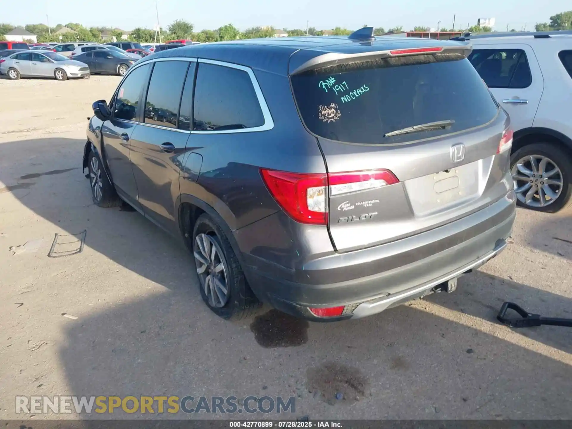 3 Фотография поврежденного автомобиля 5FNYF5H53NB007760 HONDA PILOT 2022