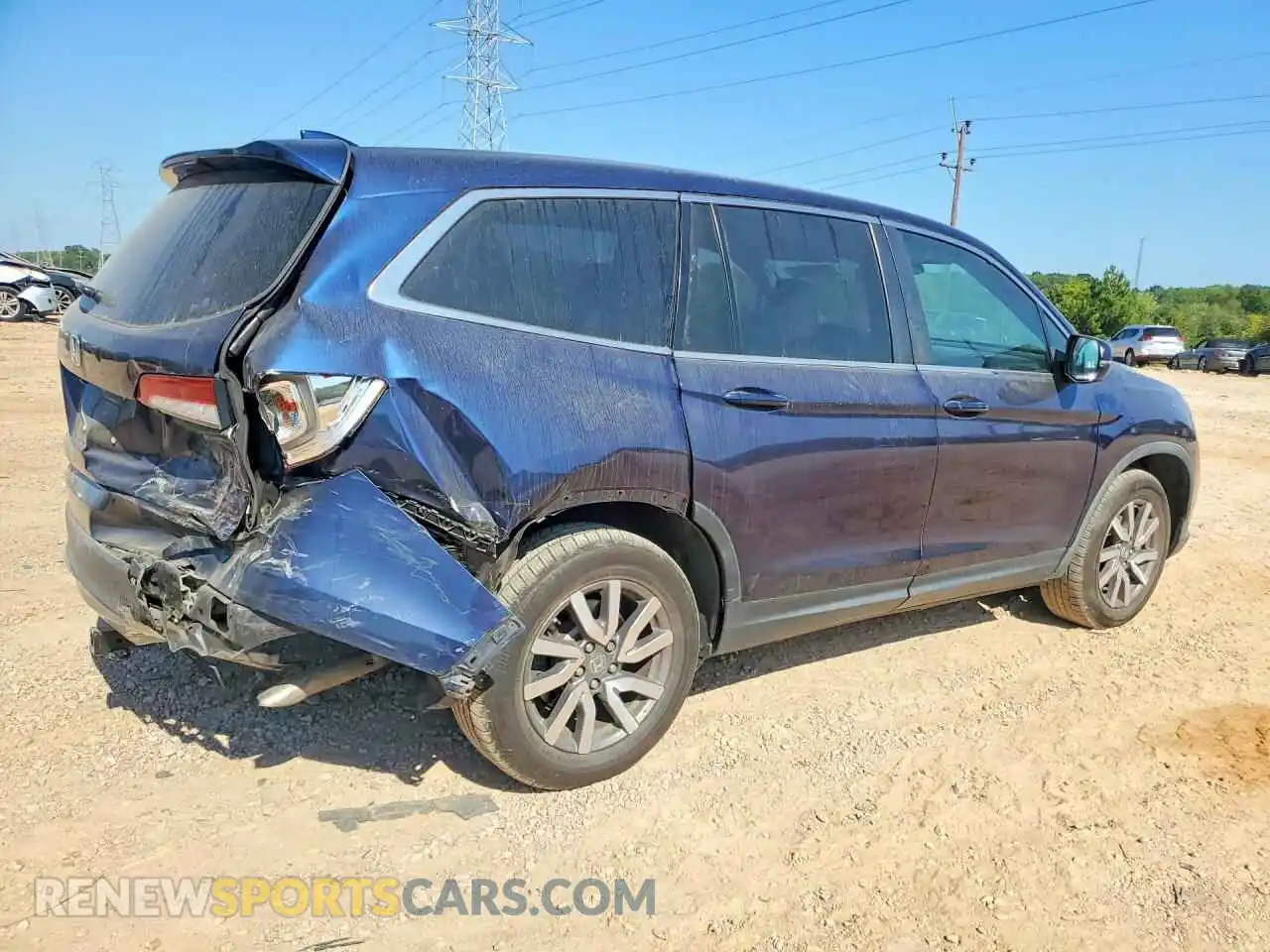 3 Фотография поврежденного автомобиля 5FNYF5H58NB006149 HONDA PILOT 2022