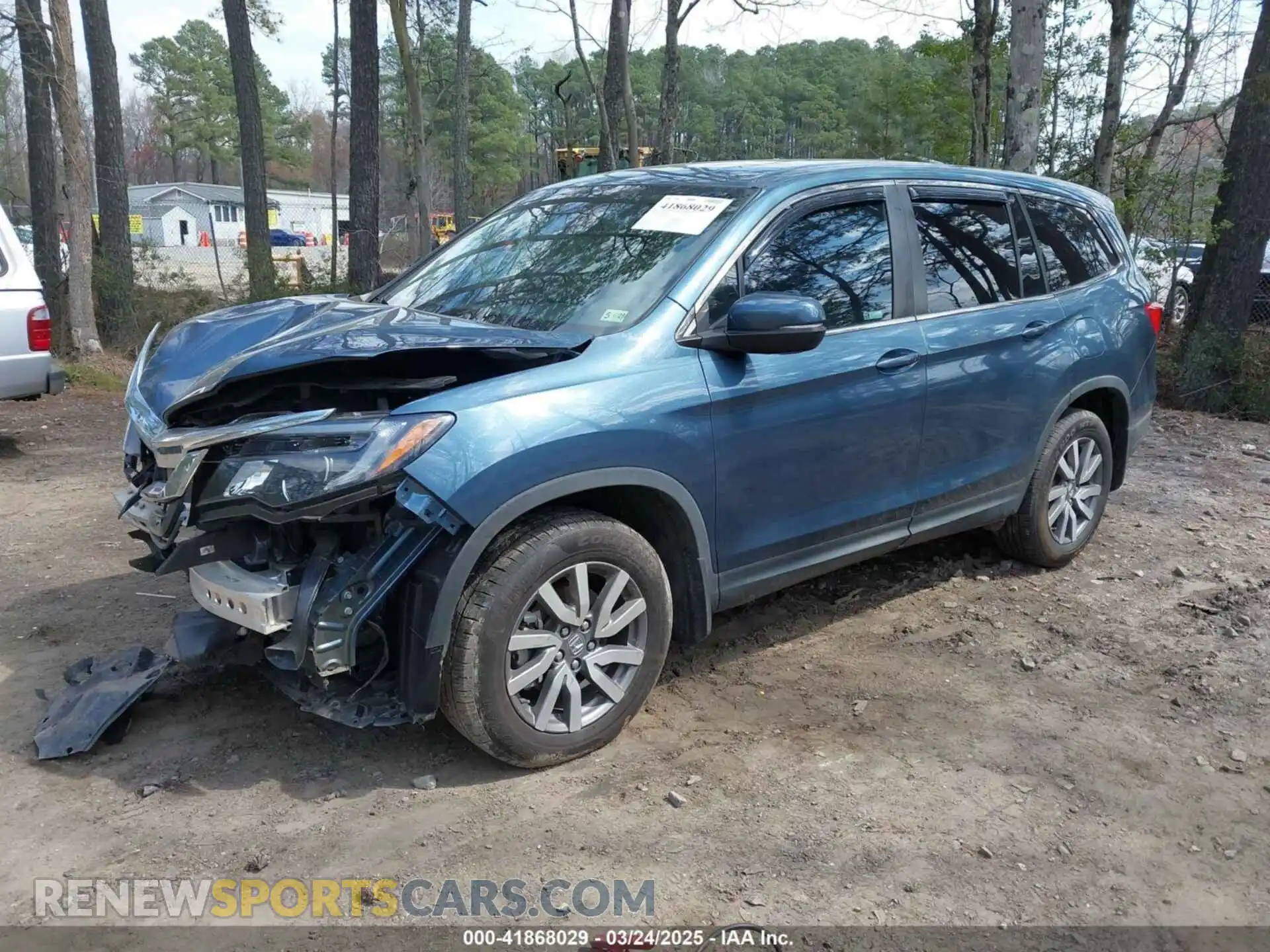 2 Photograph of a damaged car 5FNYF5H58NB007897 HONDA PILOT 2022
