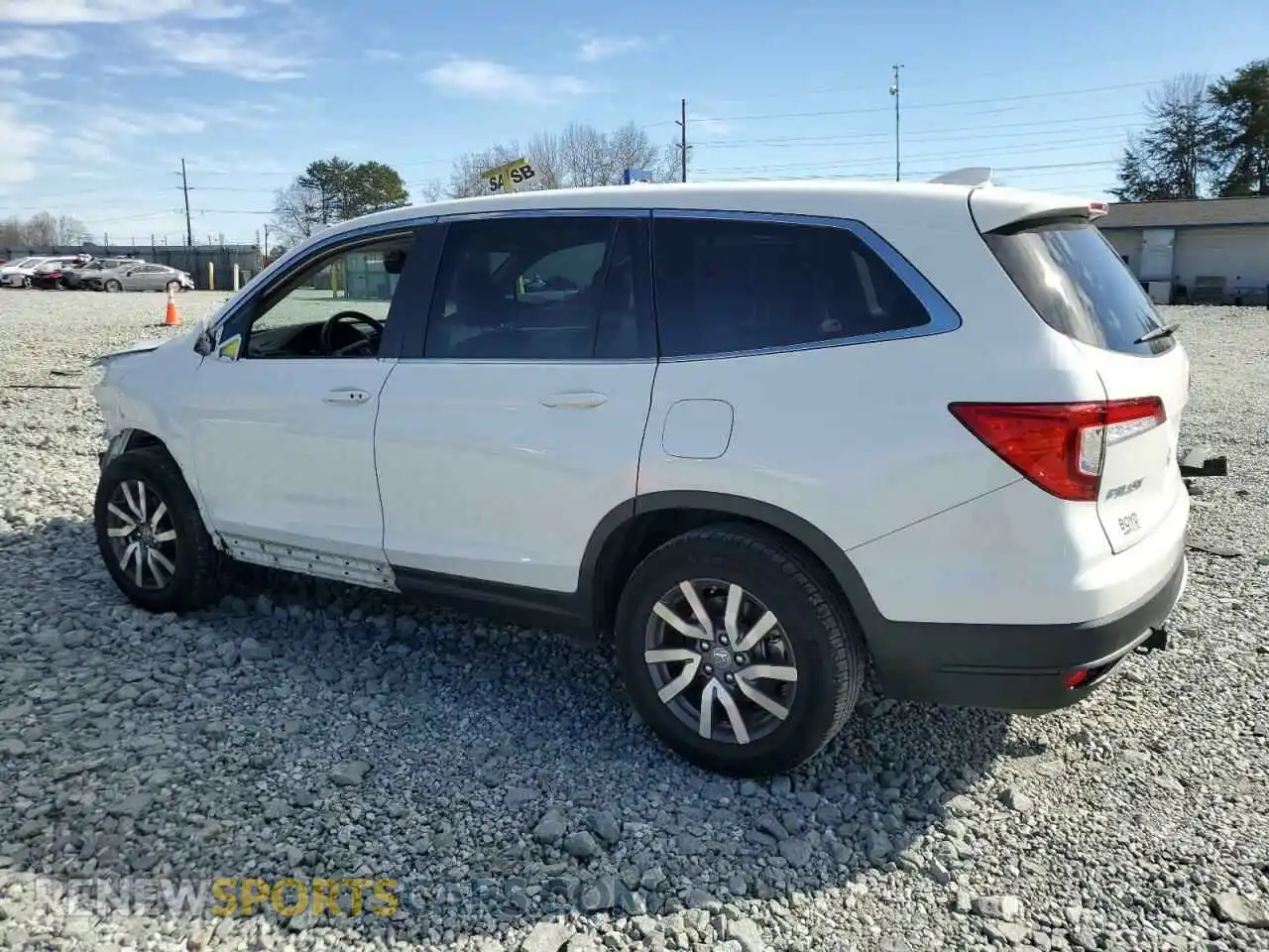 2 Photograph of a damaged car 5FNYF5H59NB016074 HONDA PILOT 2022