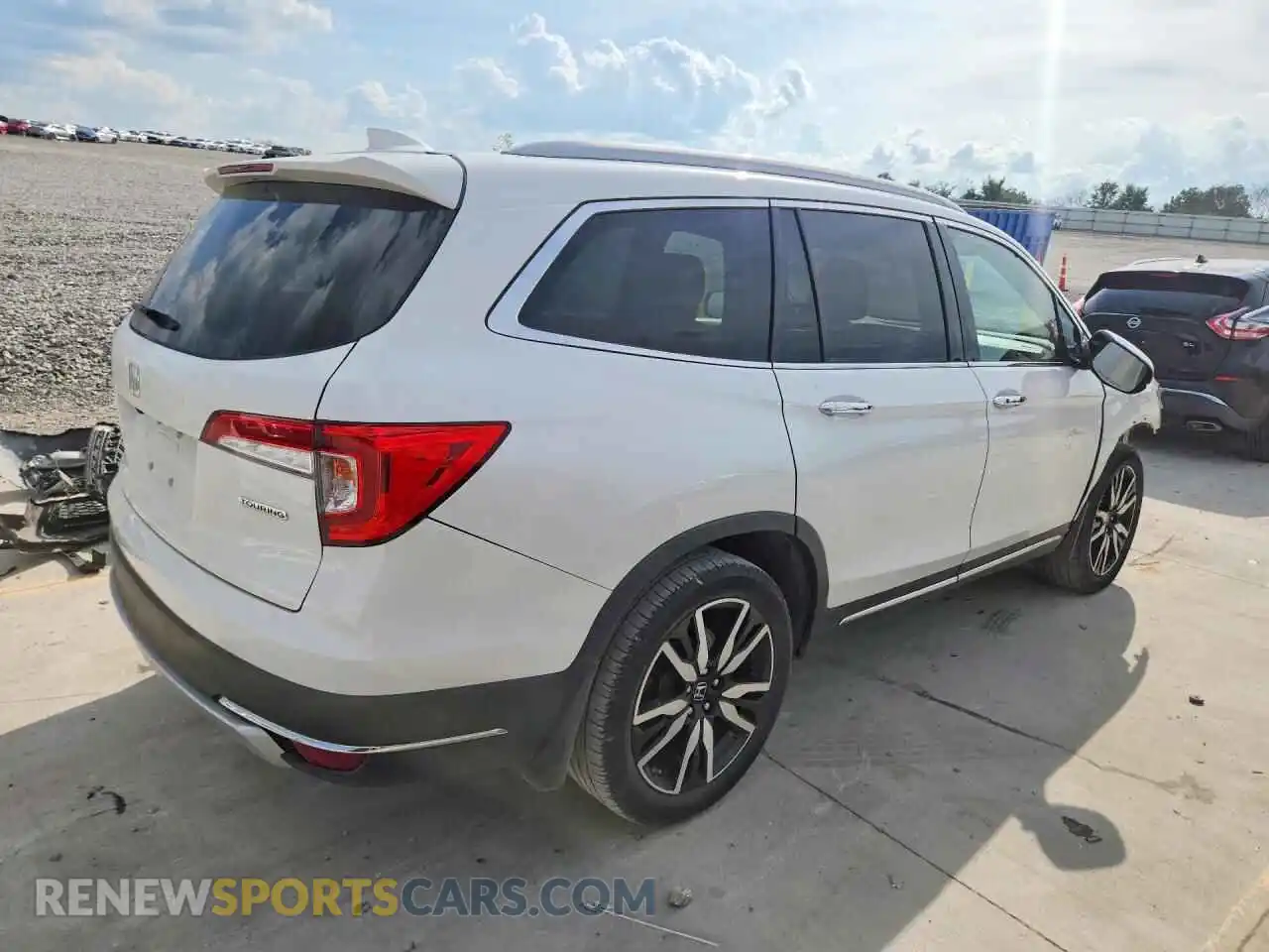 3 fotografías del automóvil dañado 5FNYF5H6XNB020062 HONDA PILOT 2022