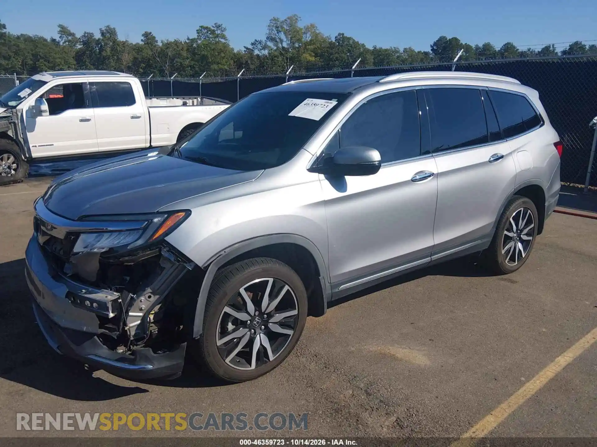 2 Фотография поврежденного автомобиля 5FNYF6H00NB034506 HONDA PILOT 2022