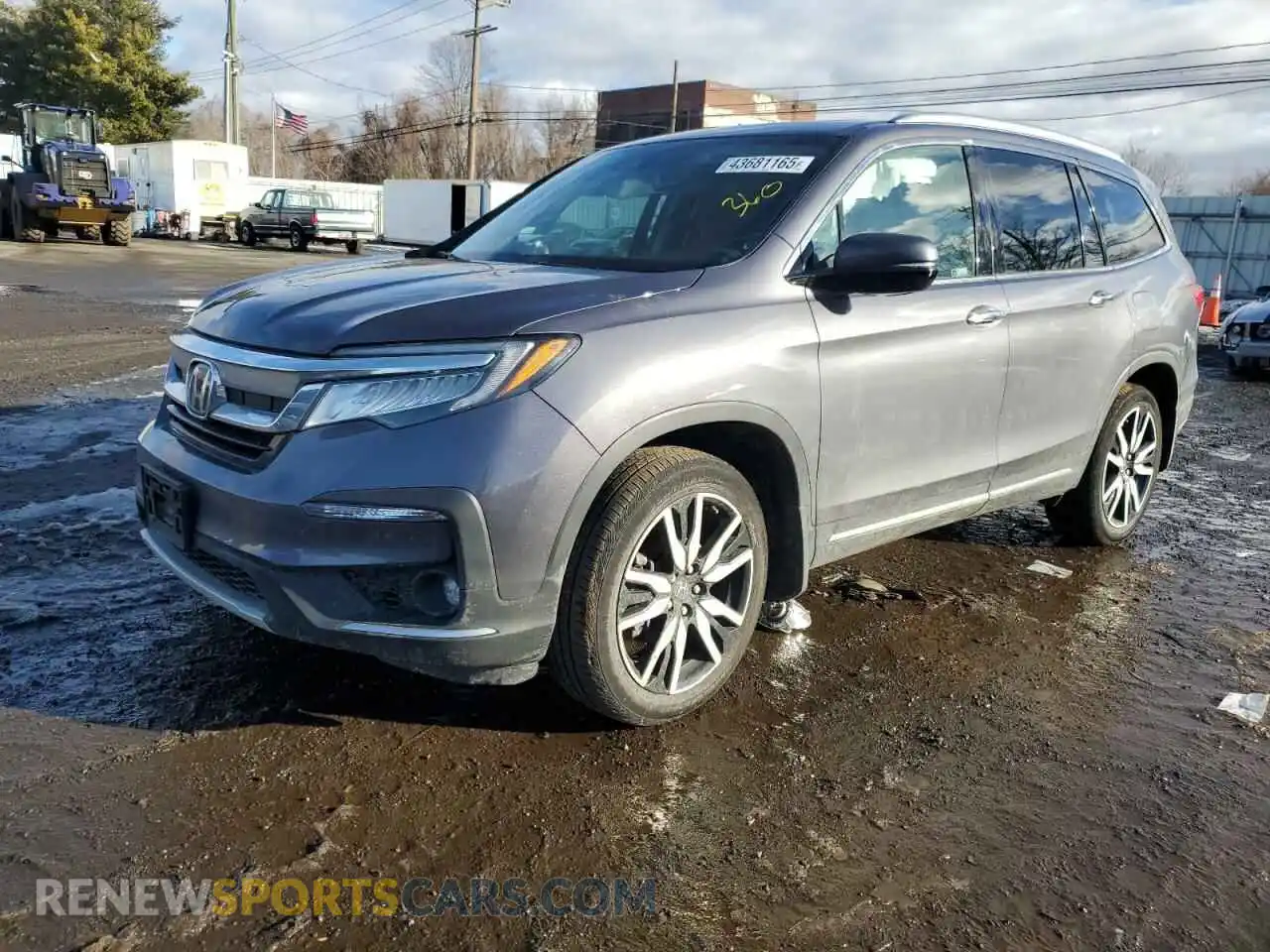 1 Photograph of a damaged car 5FNYF6H02NB040386 HONDA PILOT 2022