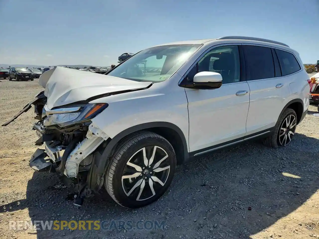 1 Photograph of a damaged car 5FNYF6H03NB083196 HONDA PILOT 2022