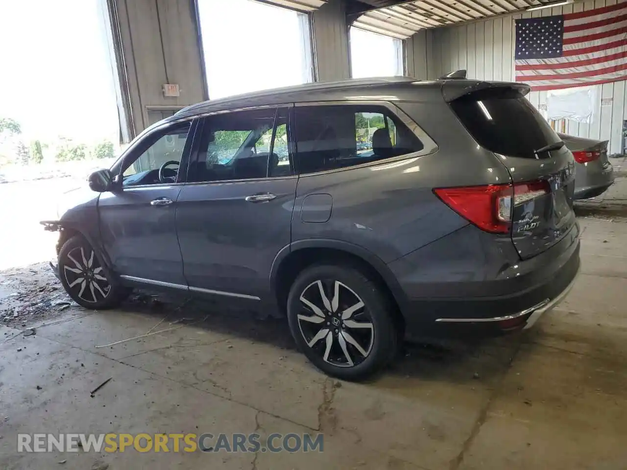 2 Photograph of a damaged car 5FNYF6H06NB072743 HONDA PILOT 2022