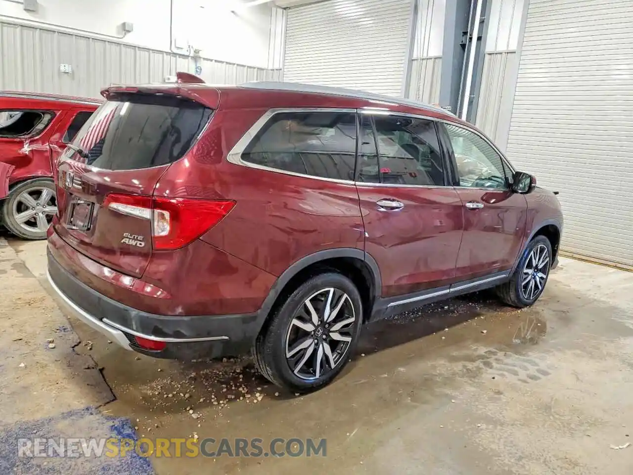 3 Photograph of a damaged car 5FNYF6H06NB074847 HONDA PILOT 2022
