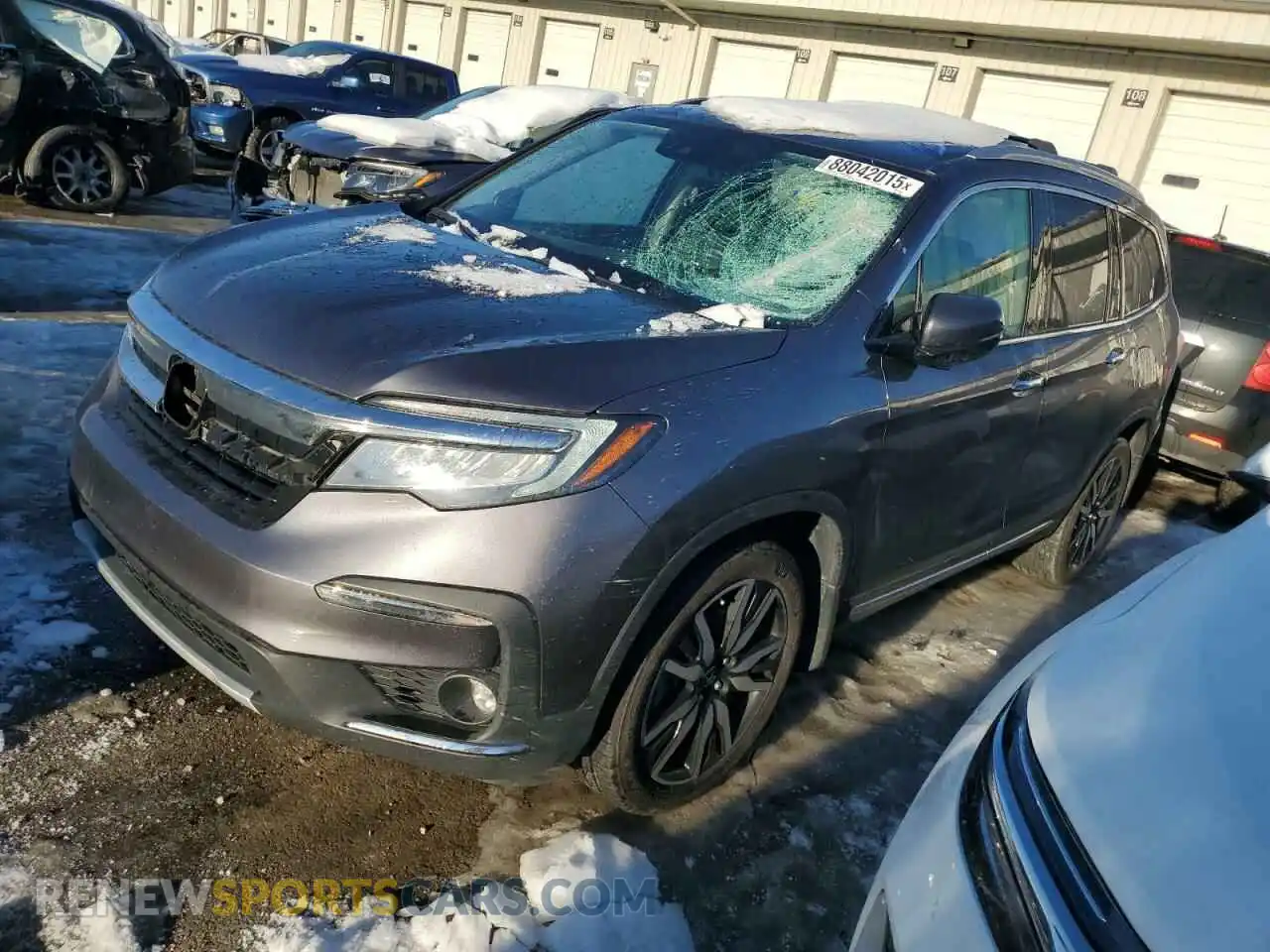 1 Photograph of a damaged car 5FNYF6H0XNB025201 HONDA PILOT 2022