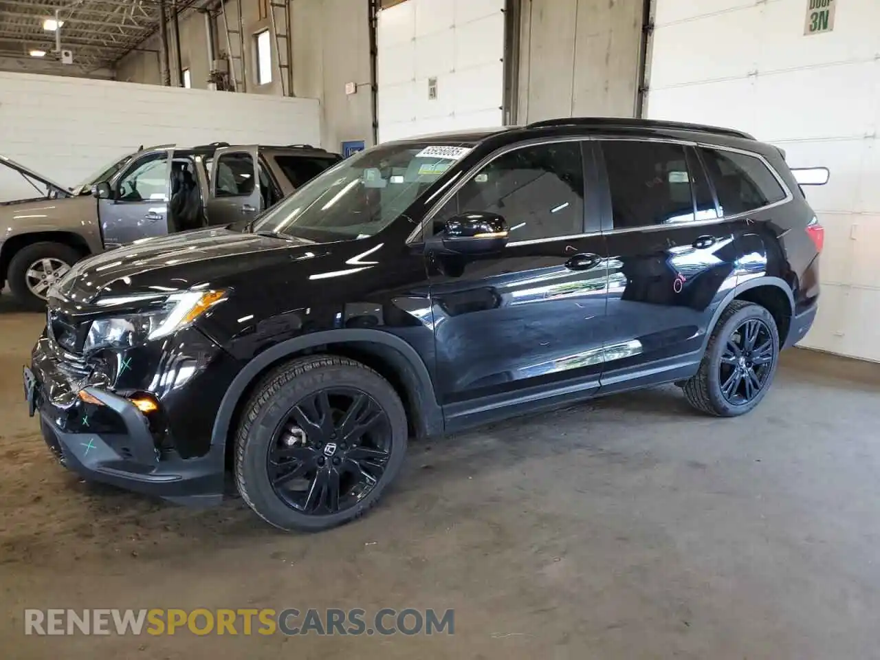 1 Photograph of a damaged car 5FNYF6H20NB014029 HONDA PILOT 2022