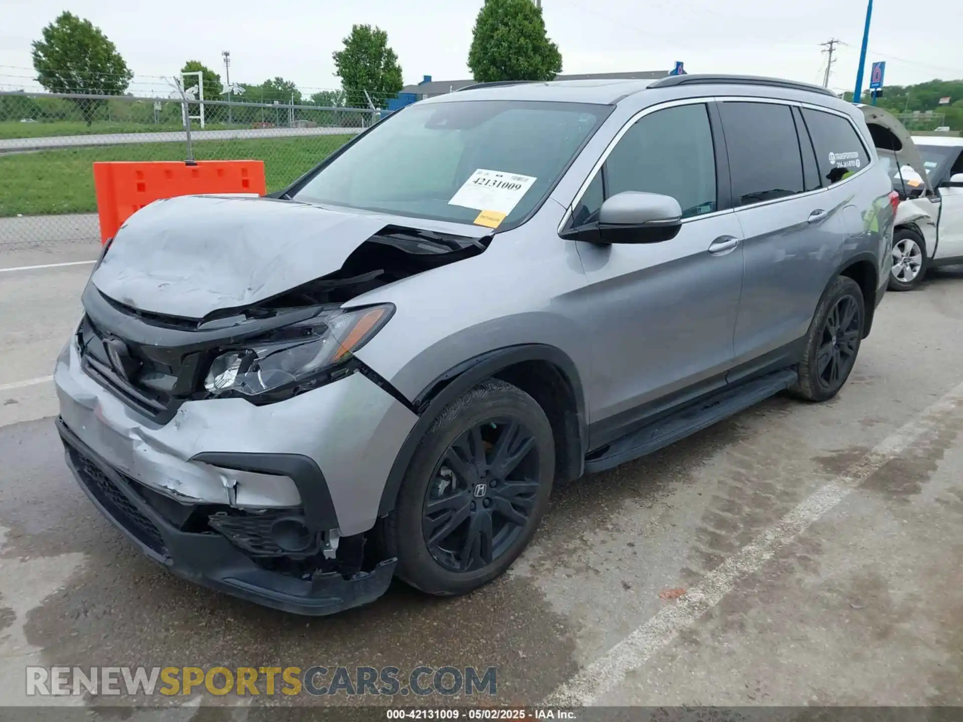 2 Photograph of a damaged car 5FNYF6H20NB096473 HONDA PILOT 2022