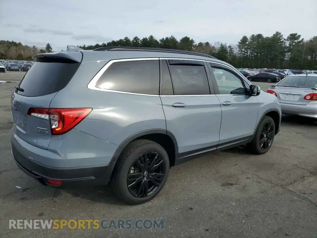 3 Photograph of a damaged car 5FNYF6H21NB035195 HONDA PILOT 2022