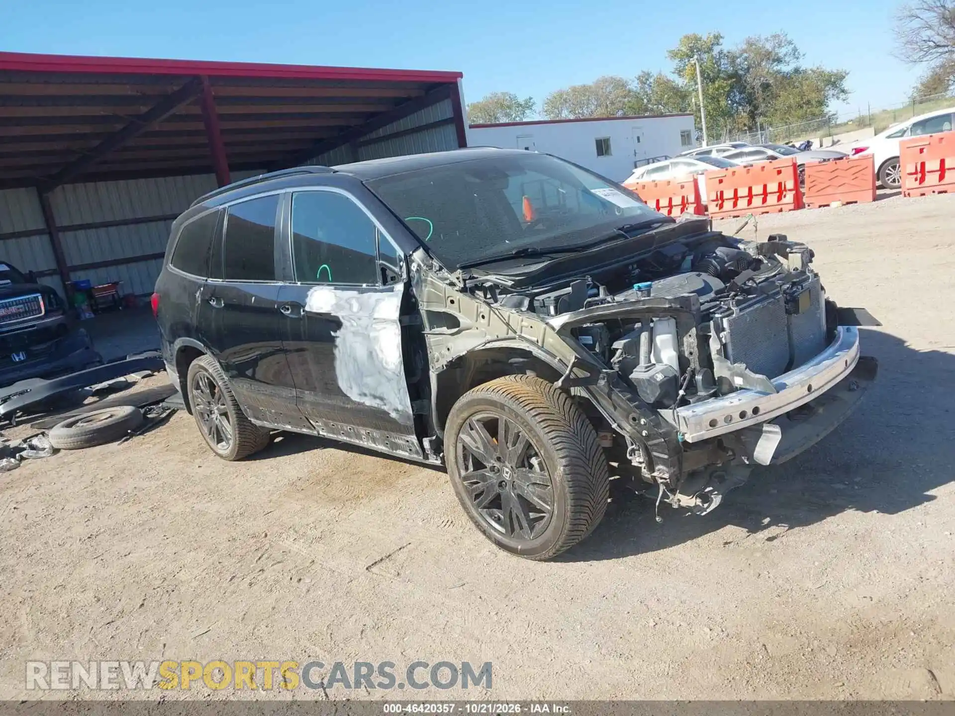 1 Photograph of a damaged car 5FNYF6H21NB054247 HONDA PILOT 2022