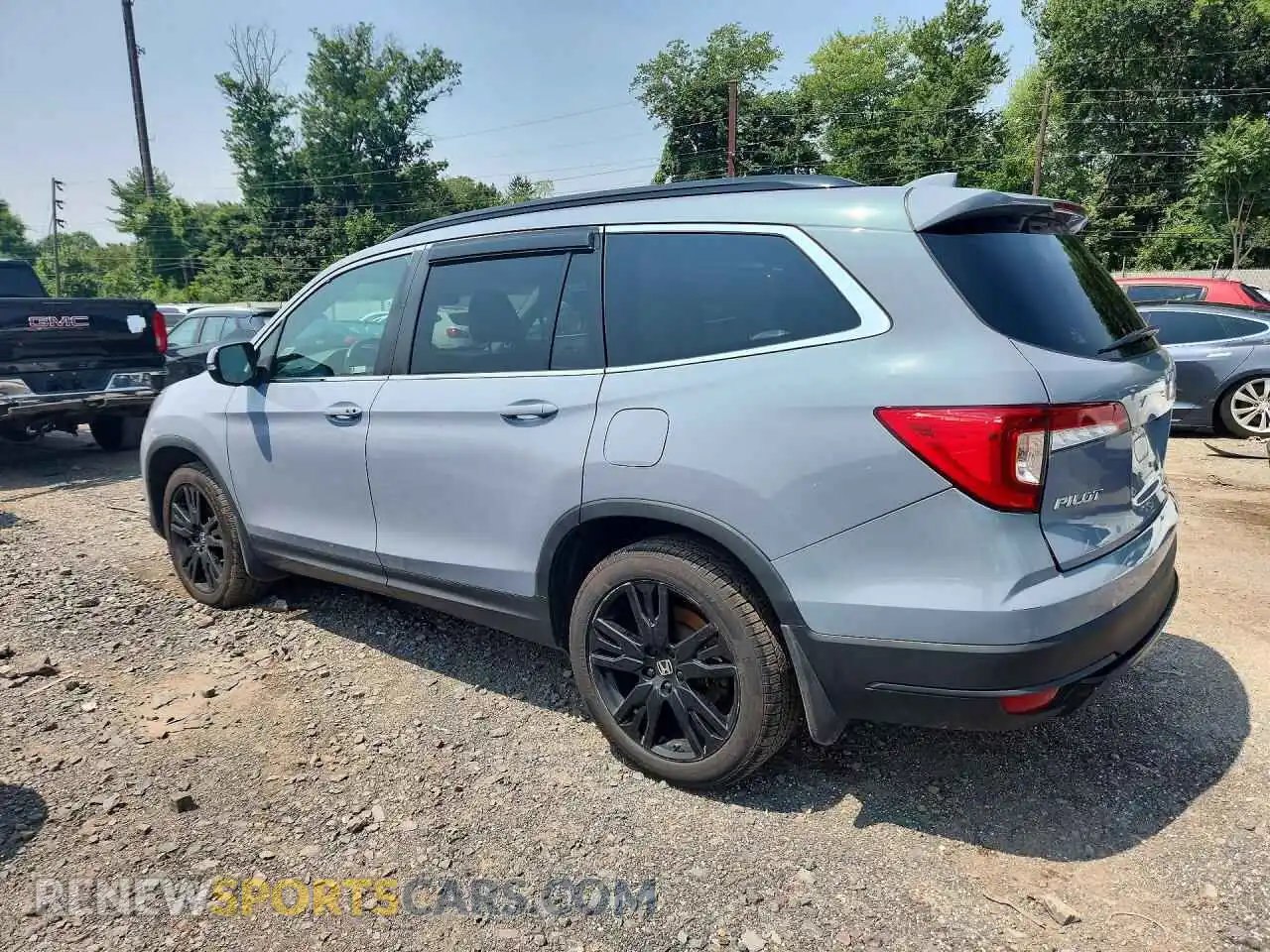 2 Photograph of a damaged car 5FNYF6H21NB064518 HONDA PILOT 2022