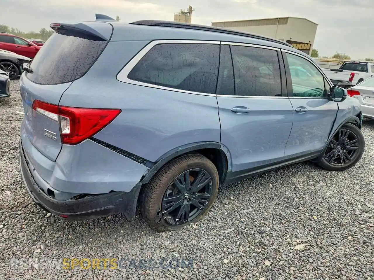 3 fotografías del automóvil dañado 5FNYF6H22NB051292 HONDA PILOT 2022