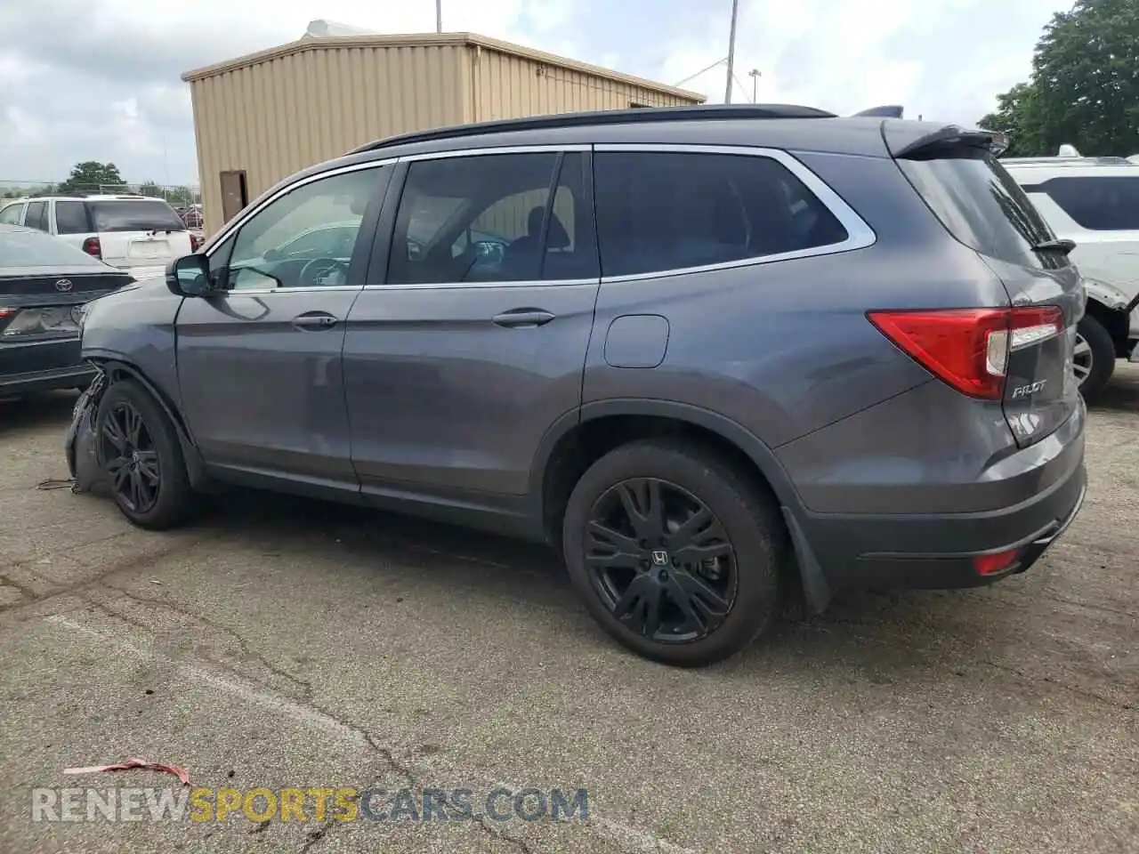 2 fotografías del automóvil dañado 5FNYF6H22NB092442 HONDA PILOT 2022