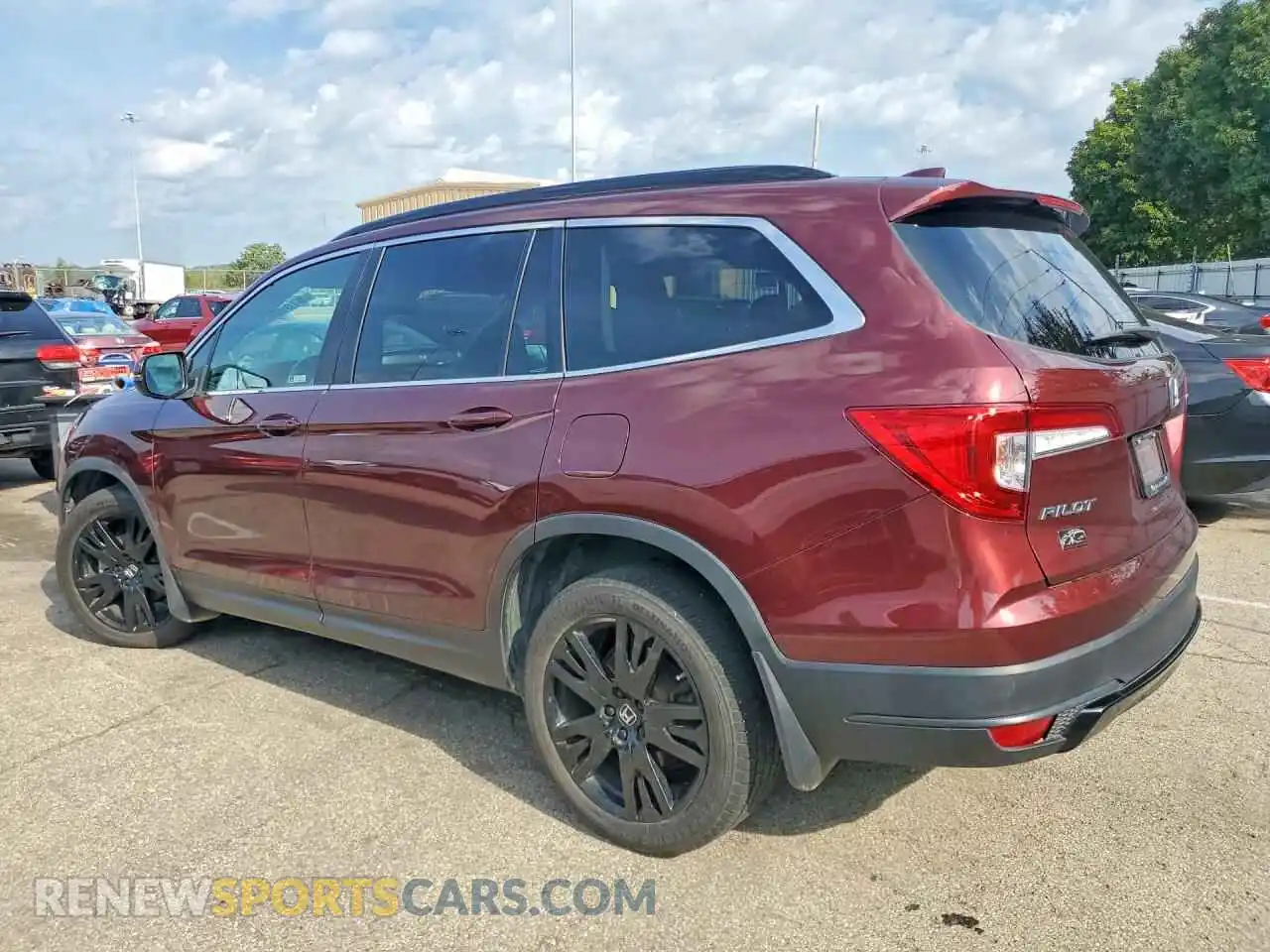 2 Photograph of a damaged car 5FNYF6H24NB026992 HONDA PILOT 2022