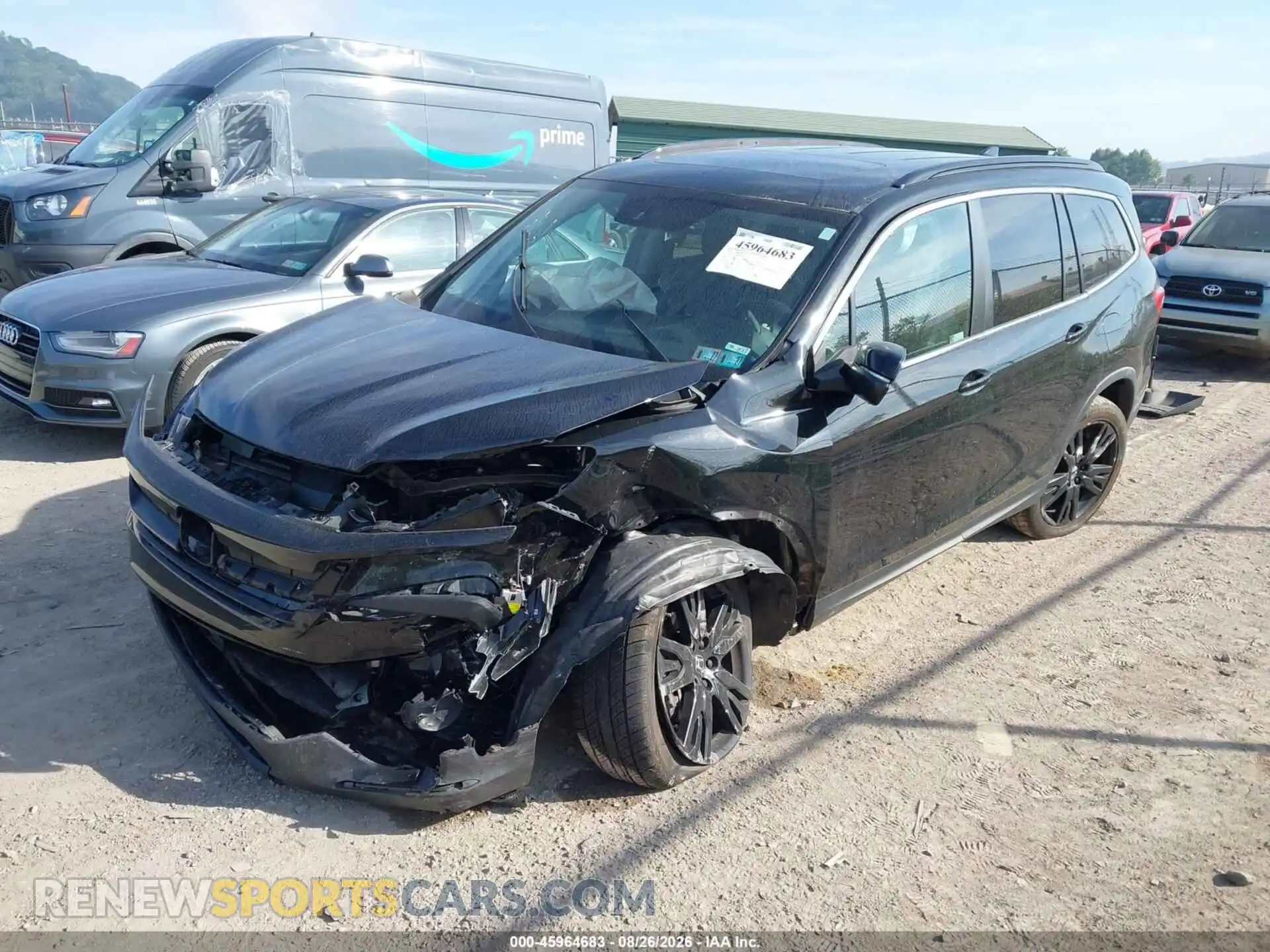 2 Photograph of a damaged car 5FNYF6H26NB025410 HONDA PILOT 2022