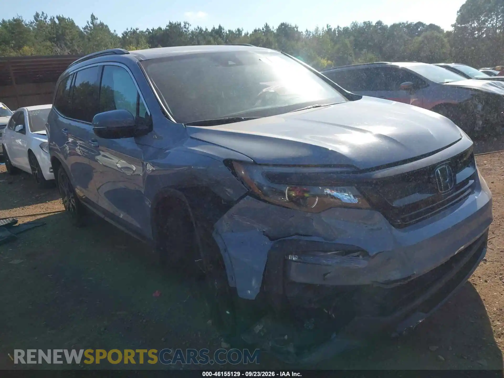1 Photograph of a damaged car 5FNYF6H26NB079533 HONDA PILOT 2022