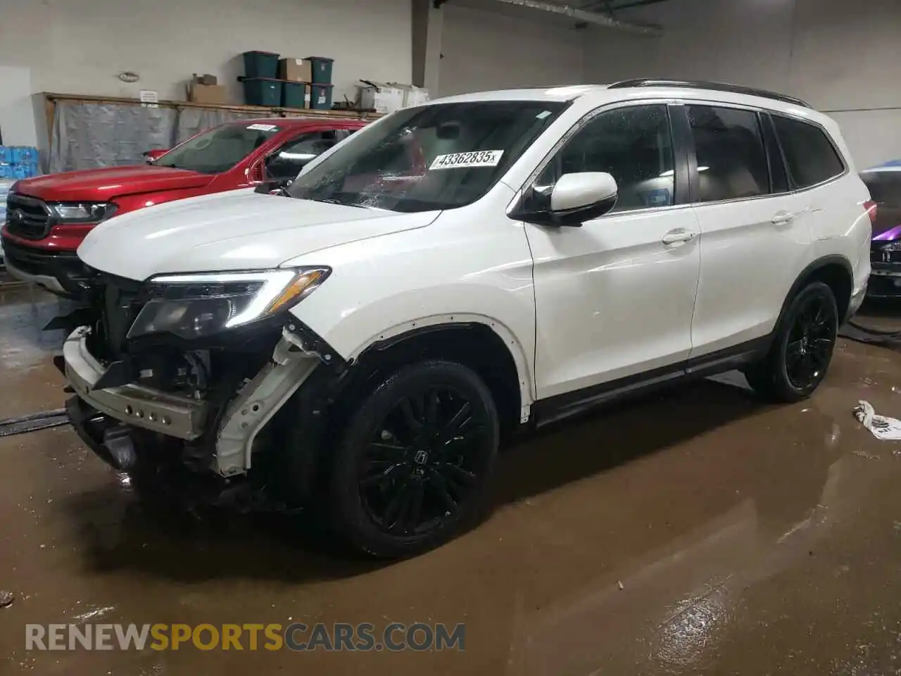 1 Photograph of a damaged car 5FNYF6H27NB024668 HONDA PILOT 2022
