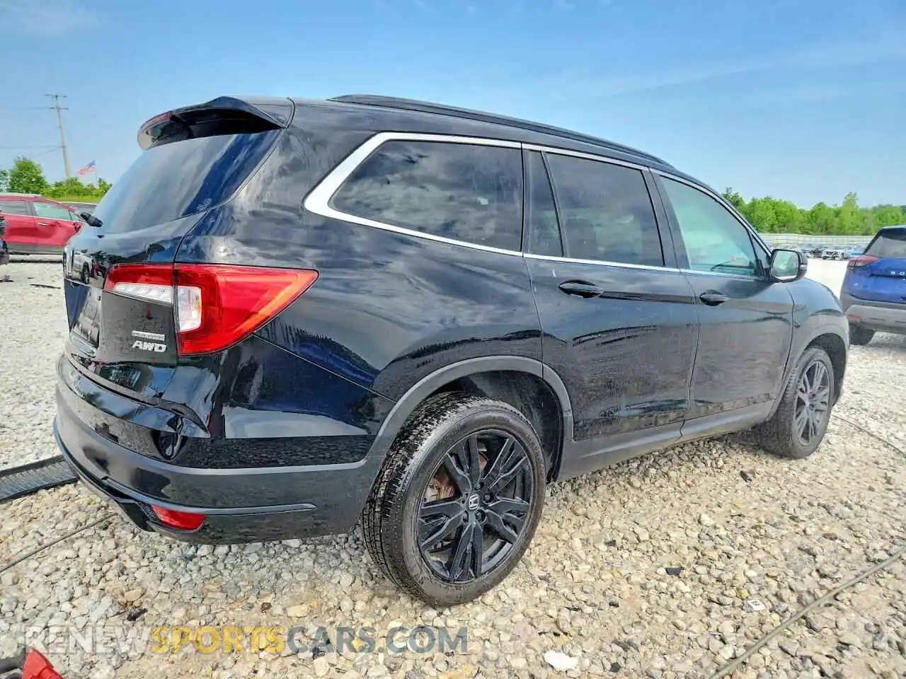 3 Фотография поврежденного автомобиля 5FNYF6H27NB042135 HONDA PILOT 2022
