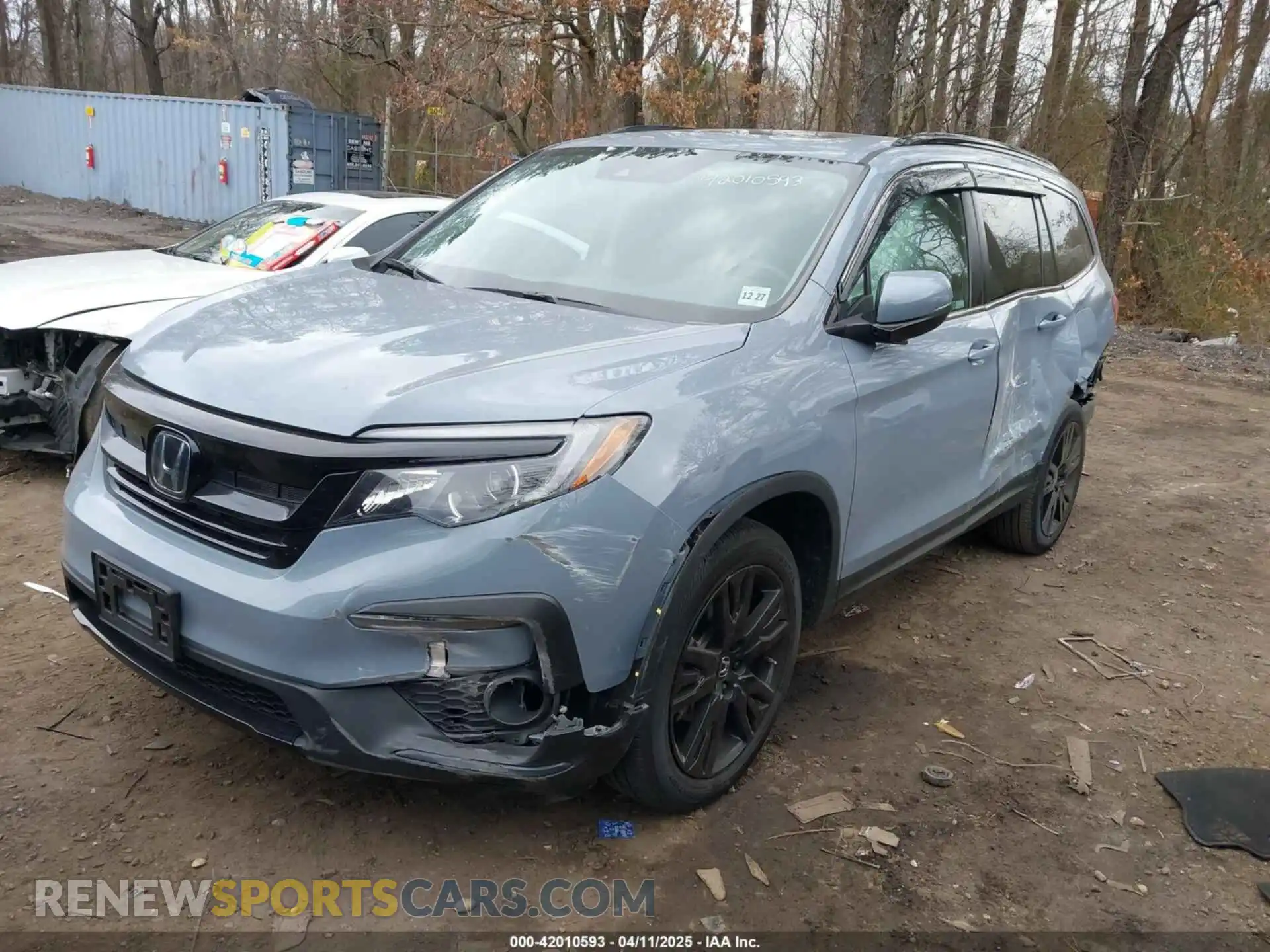 2 Photograph of a damaged car 5FNYF6H27NB100213 HONDA PILOT 2022