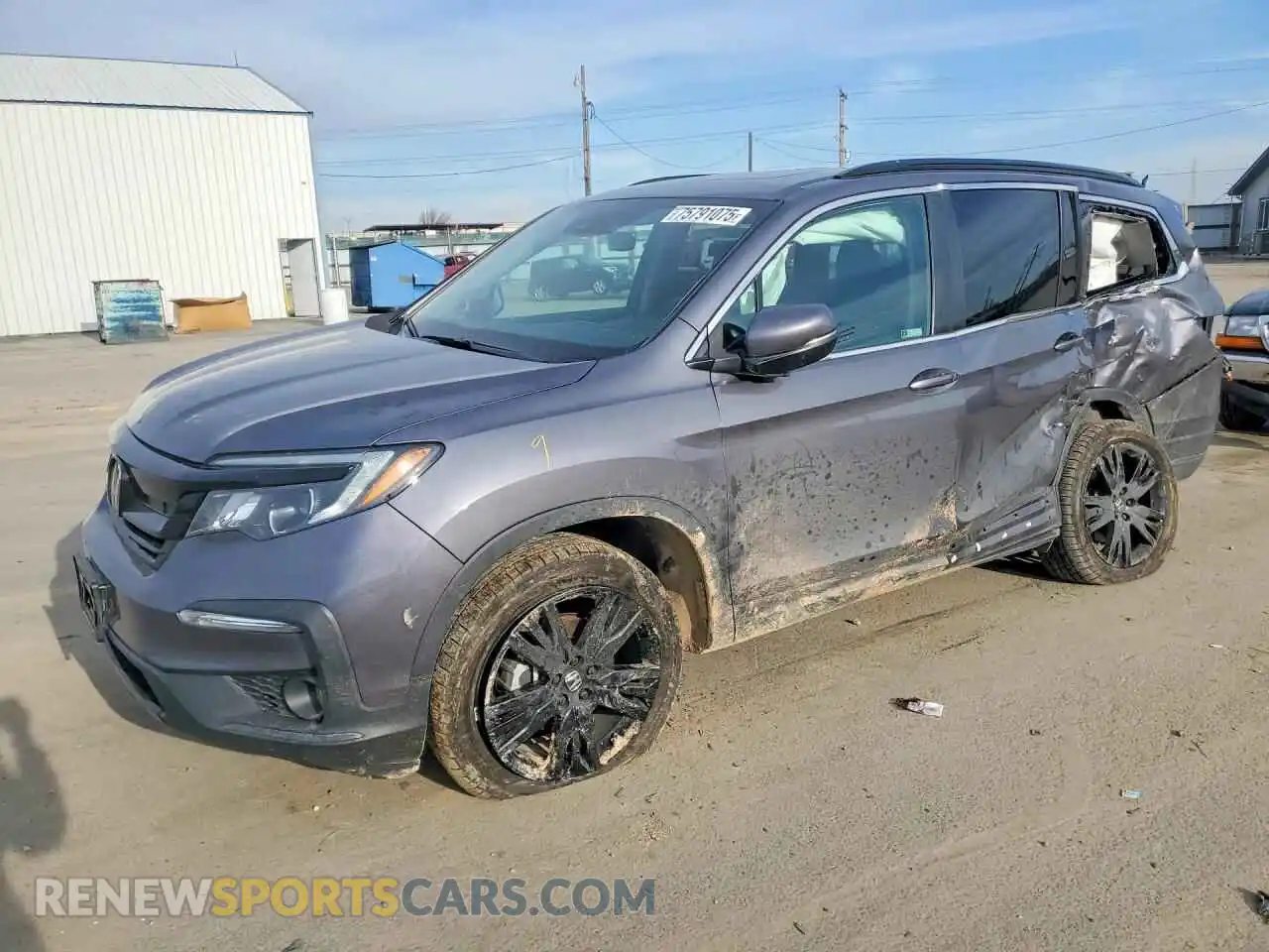 1 Photograph of a damaged car 5FNYF6H29NB046039 HONDA PILOT 2022