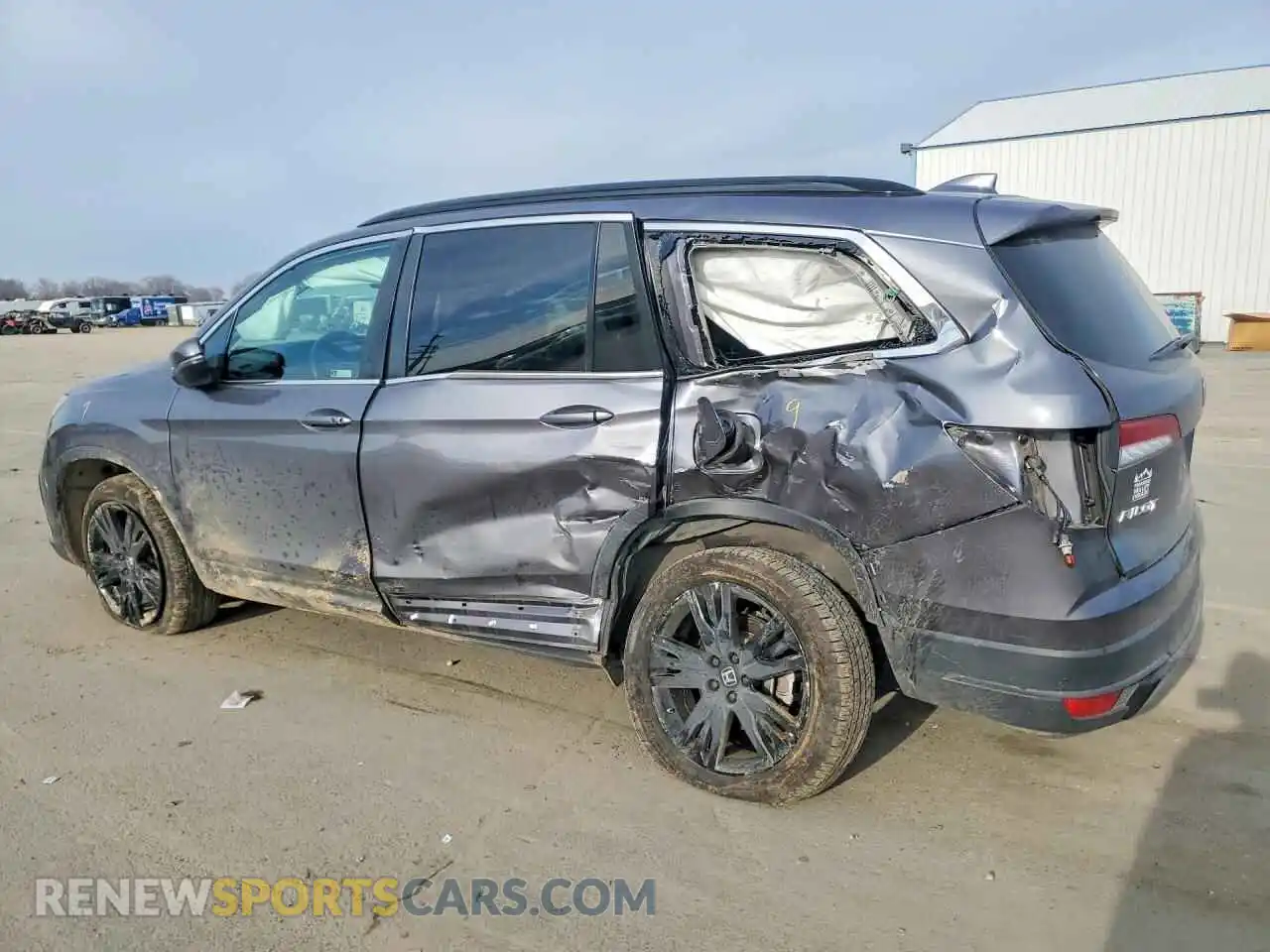 2 Photograph of a damaged car 5FNYF6H29NB046039 HONDA PILOT 2022