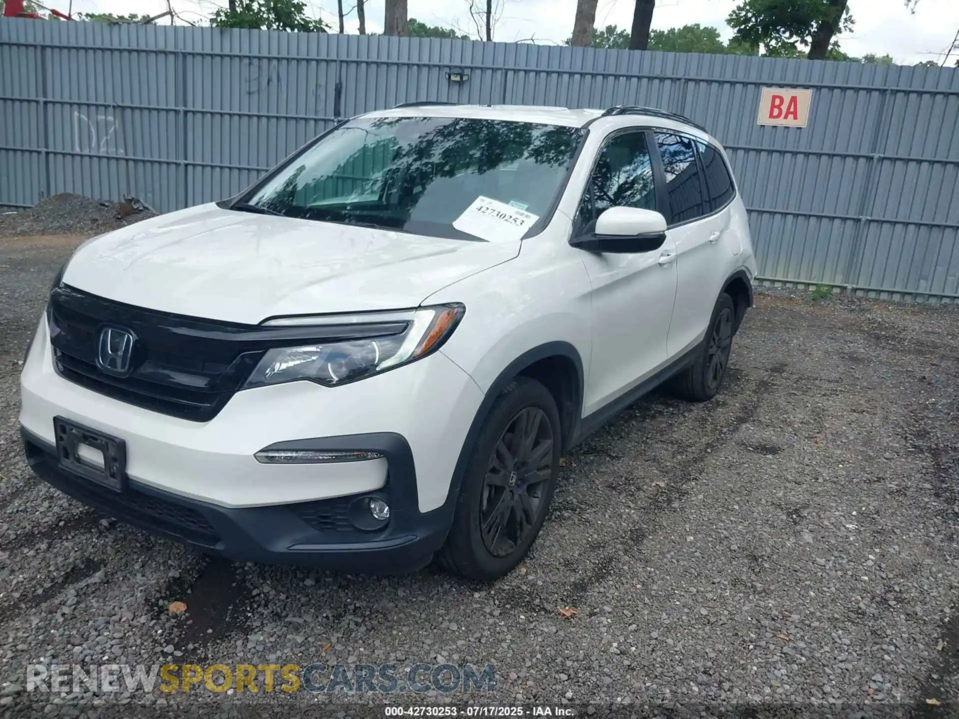2 Photograph of a damaged car 5FNYF6H29NB071555 HONDA PILOT 2022