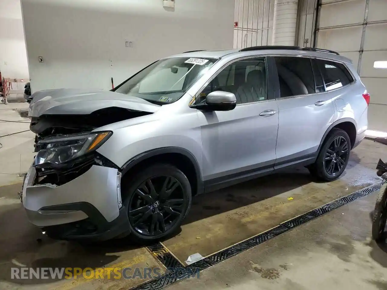 1 Photograph of a damaged car 5FNYF6H29NB101363 HONDA PILOT 2022