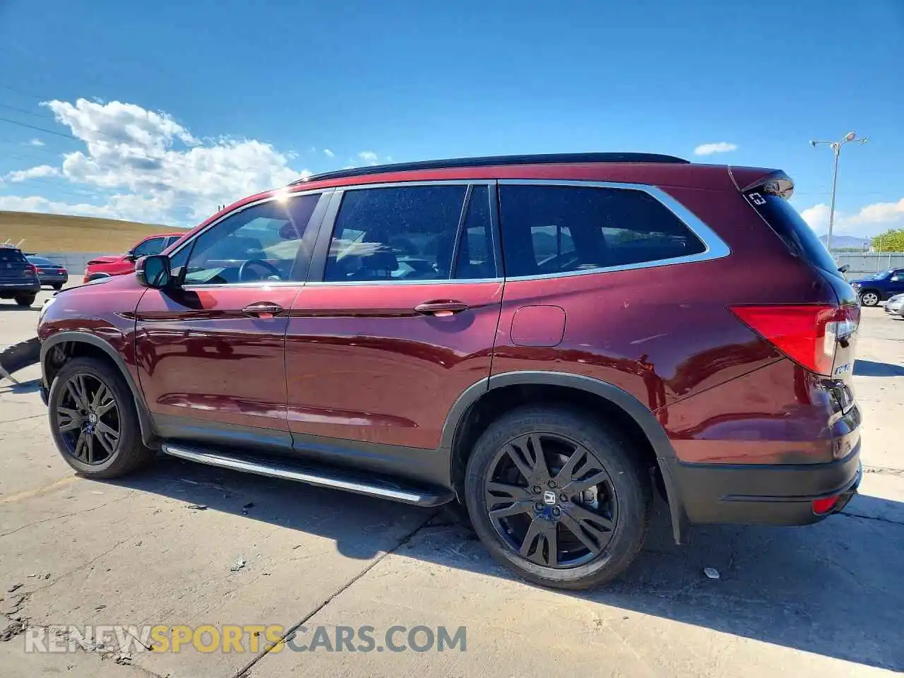 2 Photograph of a damaged car 5FNYF6H2XNB031503 HONDA PILOT 2022