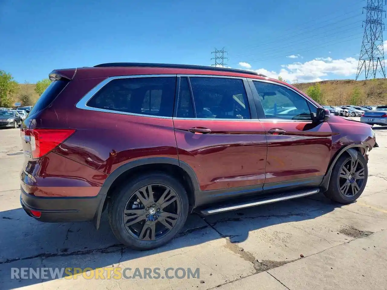 3 Photograph of a damaged car 5FNYF6H2XNB031503 HONDA PILOT 2022