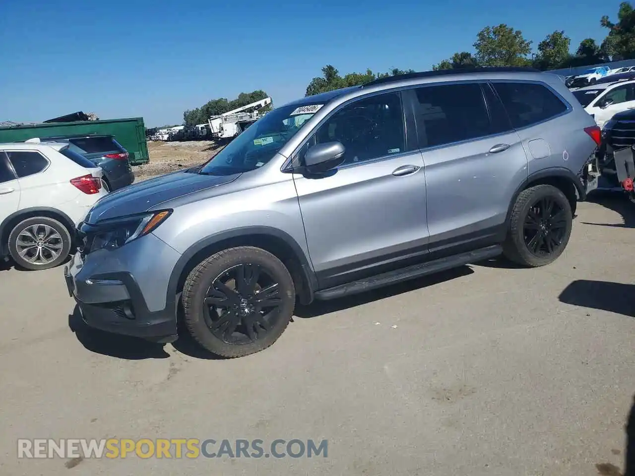 1 Photograph of a damaged car 5FNYF6H2XNB044025 HONDA PILOT 2022