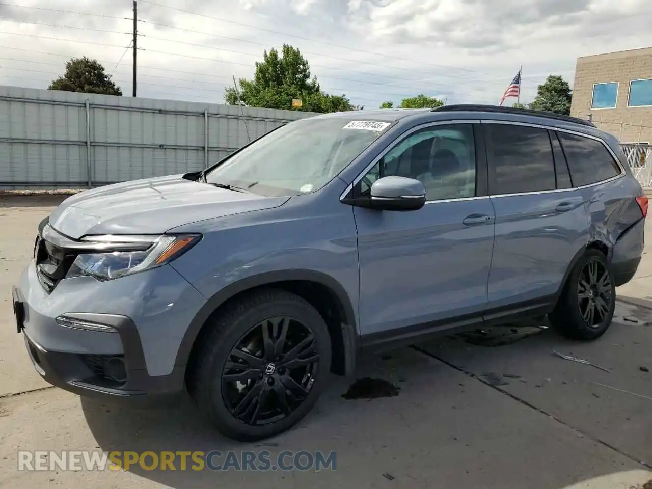 1 Photograph of a damaged car 5FNYF6H2XNB055610 HONDA PILOT 2022