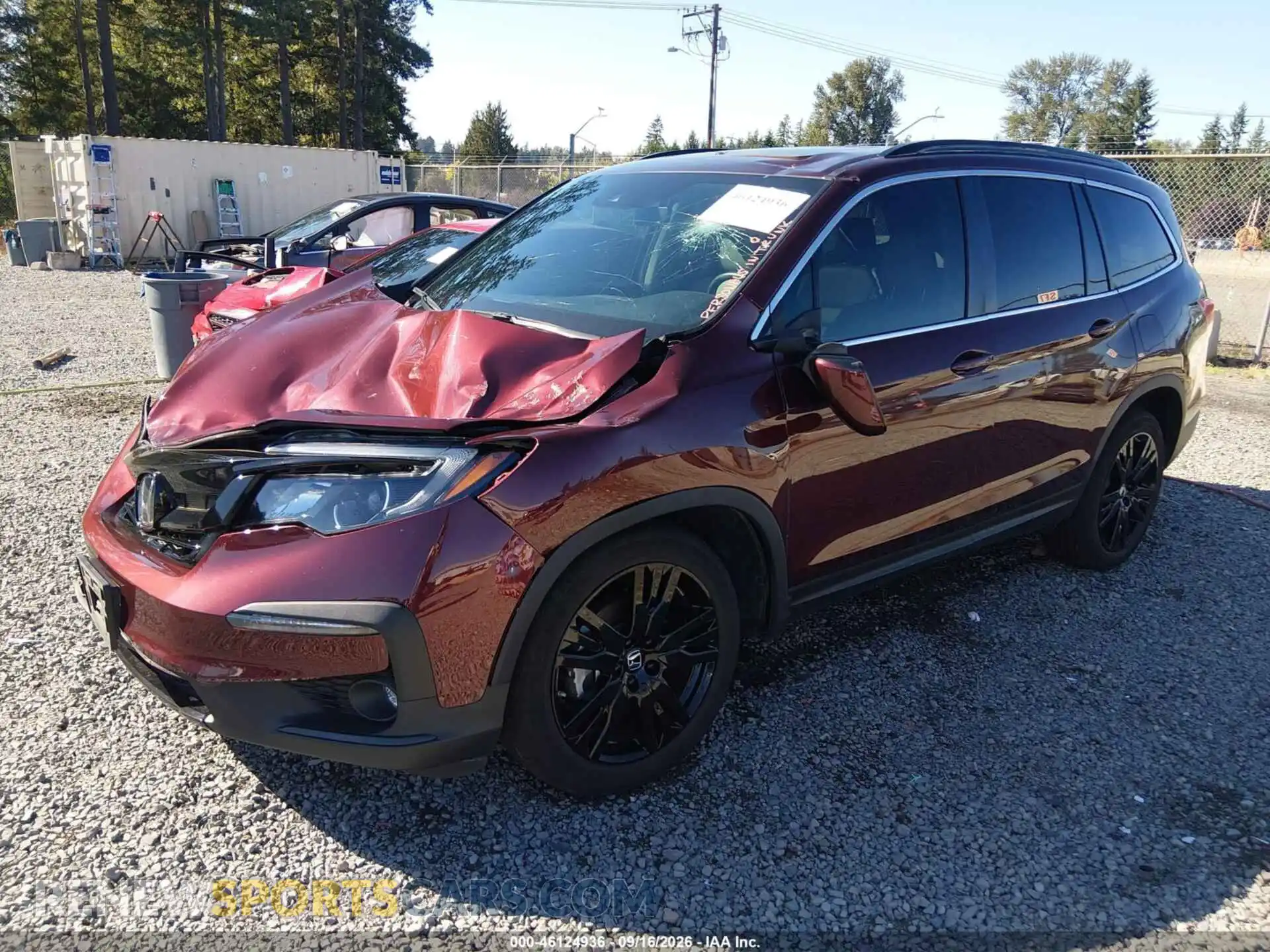 2 Photograph of a damaged car 5FNYF6H2XNB069183 HONDA PILOT 2022