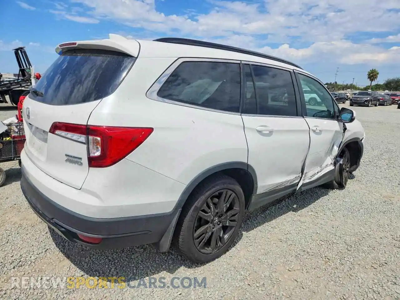 3 Photograph of a damaged car 5FNYF6H2XNB099090 HONDA PILOT 2022