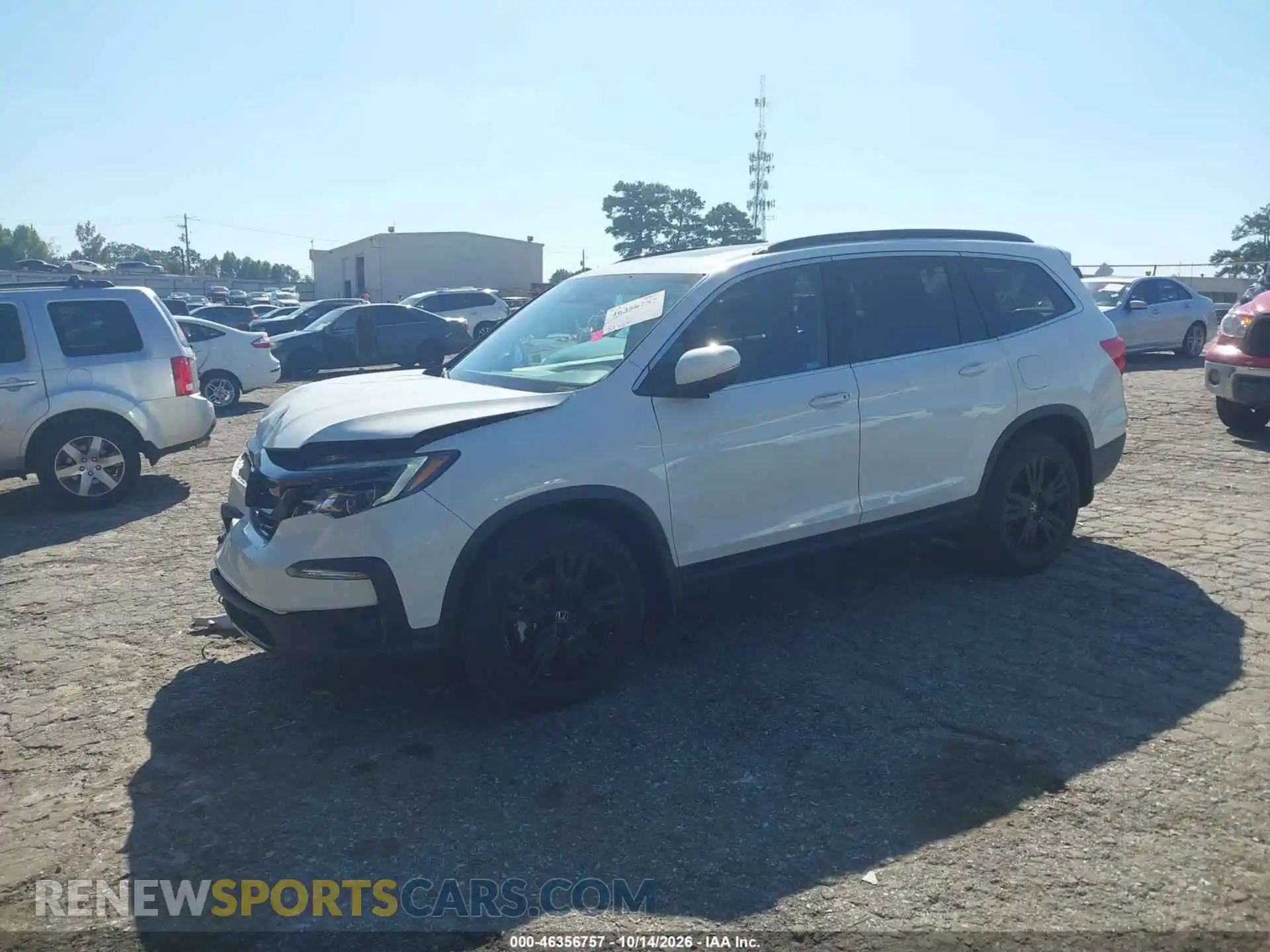 2 fotografías del automóvil dañado 5FNYF6H2XNB102148 HONDA PILOT 2022