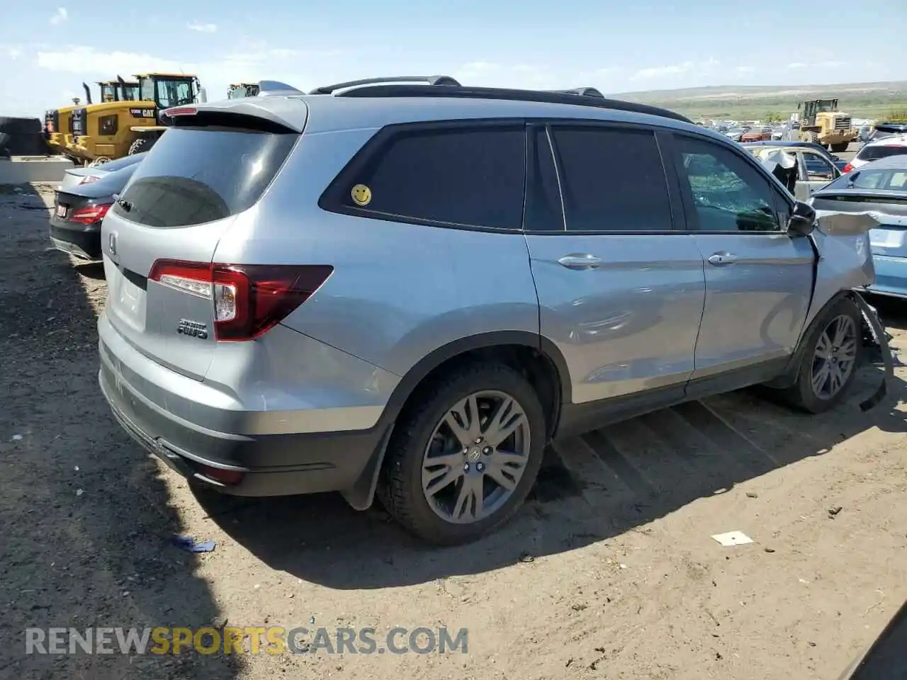 3 Photograph of a damaged car 5FNYF6H31NB077665 HONDA PILOT 2022