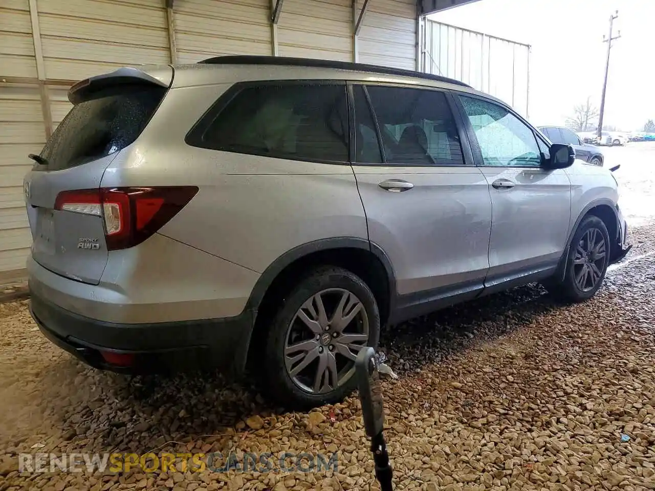 3 Photograph of a damaged car 5FNYF6H32NB078792 HONDA PILOT 2022