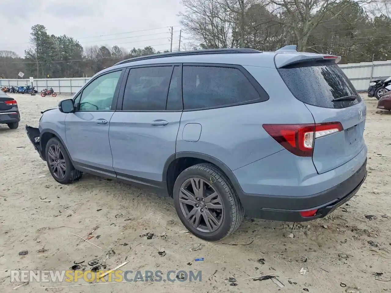 2 Фотография поврежденного автомобиля 5FNYF6H33NB064786 HONDA PILOT 2022
