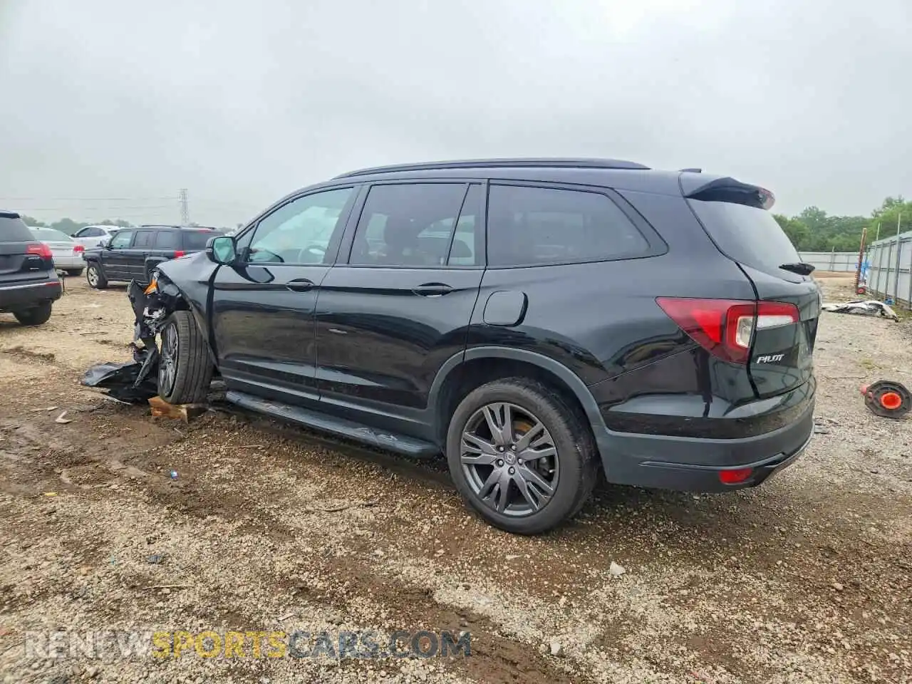 2 fotografías del automóvil dañado 5FNYF6H34NB070127 HONDA PILOT 2022
