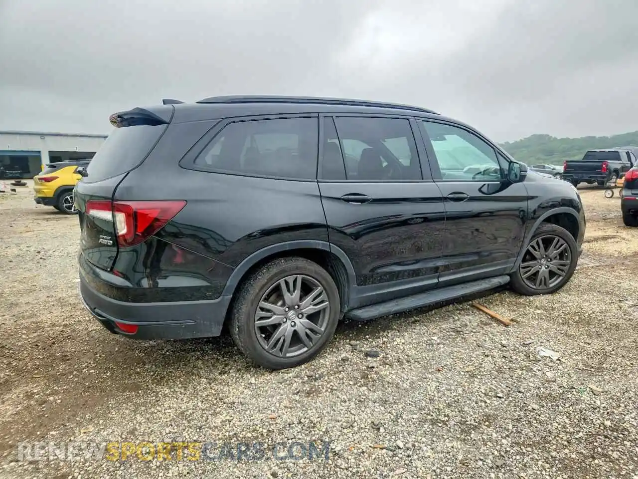 3 fotografías del automóvil dañado 5FNYF6H34NB070127 HONDA PILOT 2022