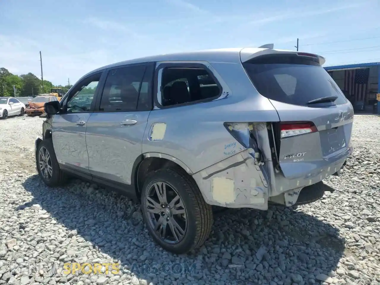 2 Photograph of a damaged car 5FNYF6H34NB078809 HONDA PILOT 2022