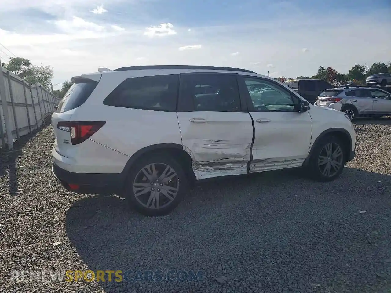 3 Фотография поврежденного автомобиля 5FNYF6H35NB077748 HONDA PILOT 2022