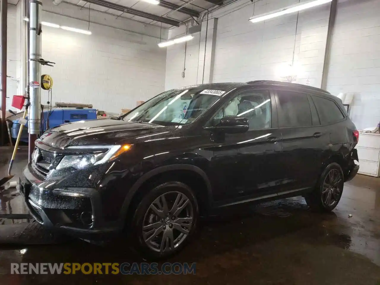1 Photograph of a damaged car 5FNYF6H37NB091036 HONDA PILOT 2022