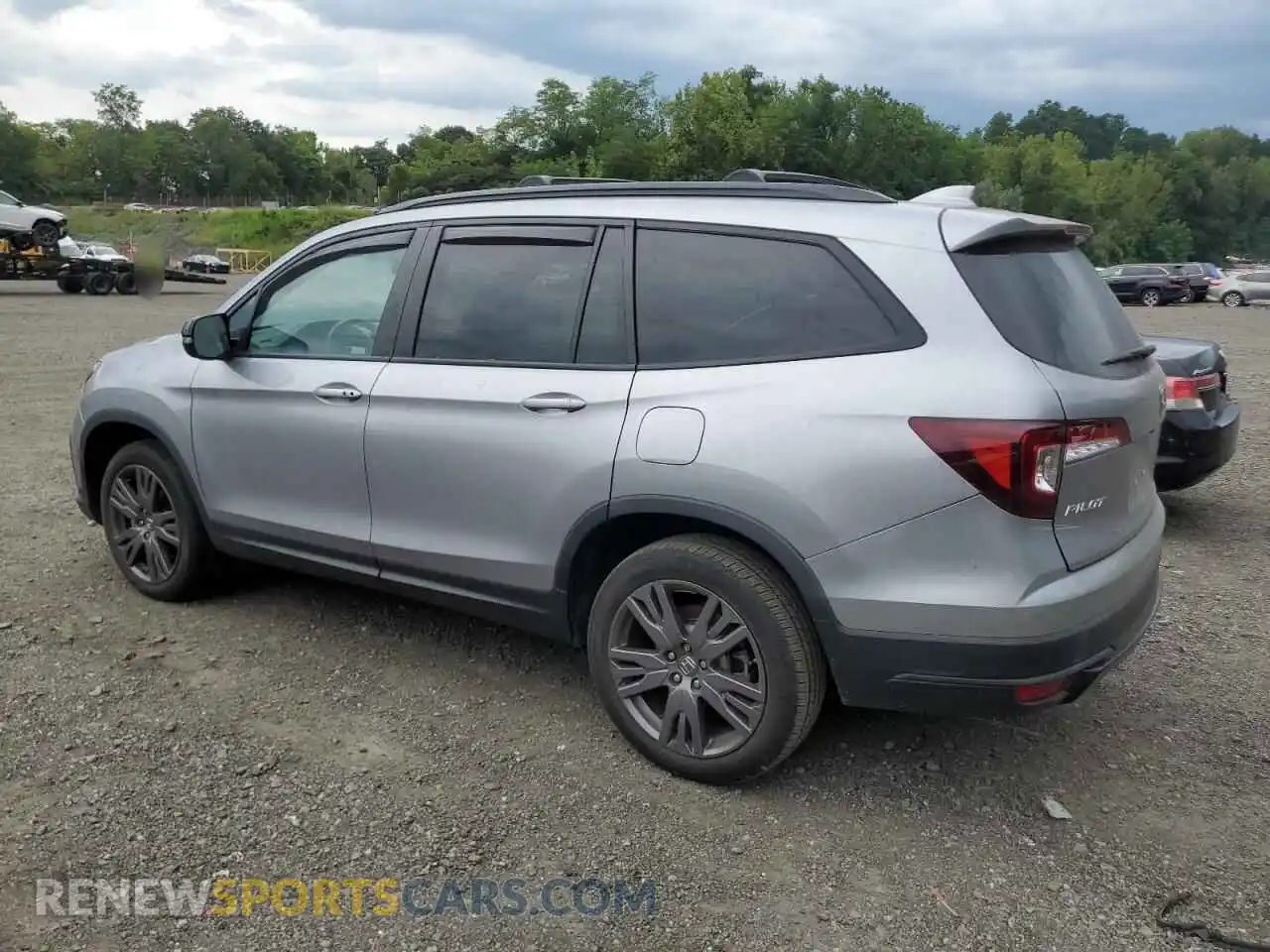 2 fotografías del automóvil dañado 5FNYF6H38NB075203 HONDA PILOT 2022