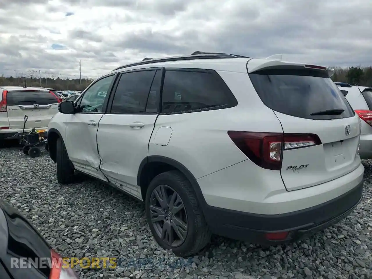 2 Photograph of a damaged car 5FNYF6H3XNB067538 HONDA PILOT 2022