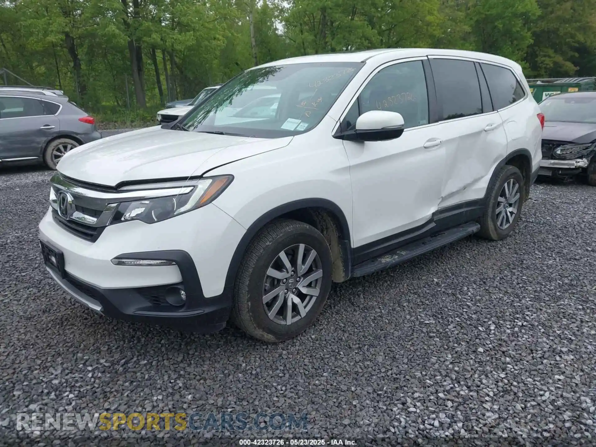 2 Photograph of a damaged car 5FNYF6H50NB036994 HONDA PILOT 2022