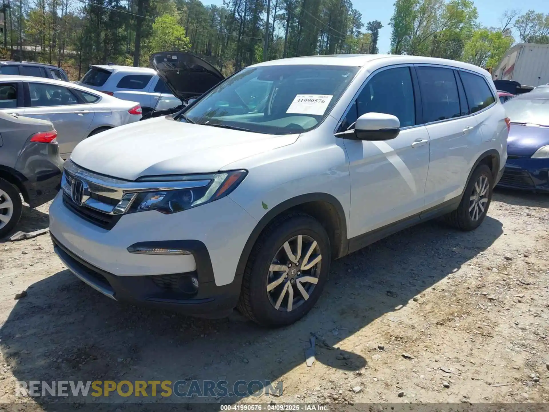2 Photograph of a damaged car 5FNYF6H51NB014258 HONDA PILOT 2022