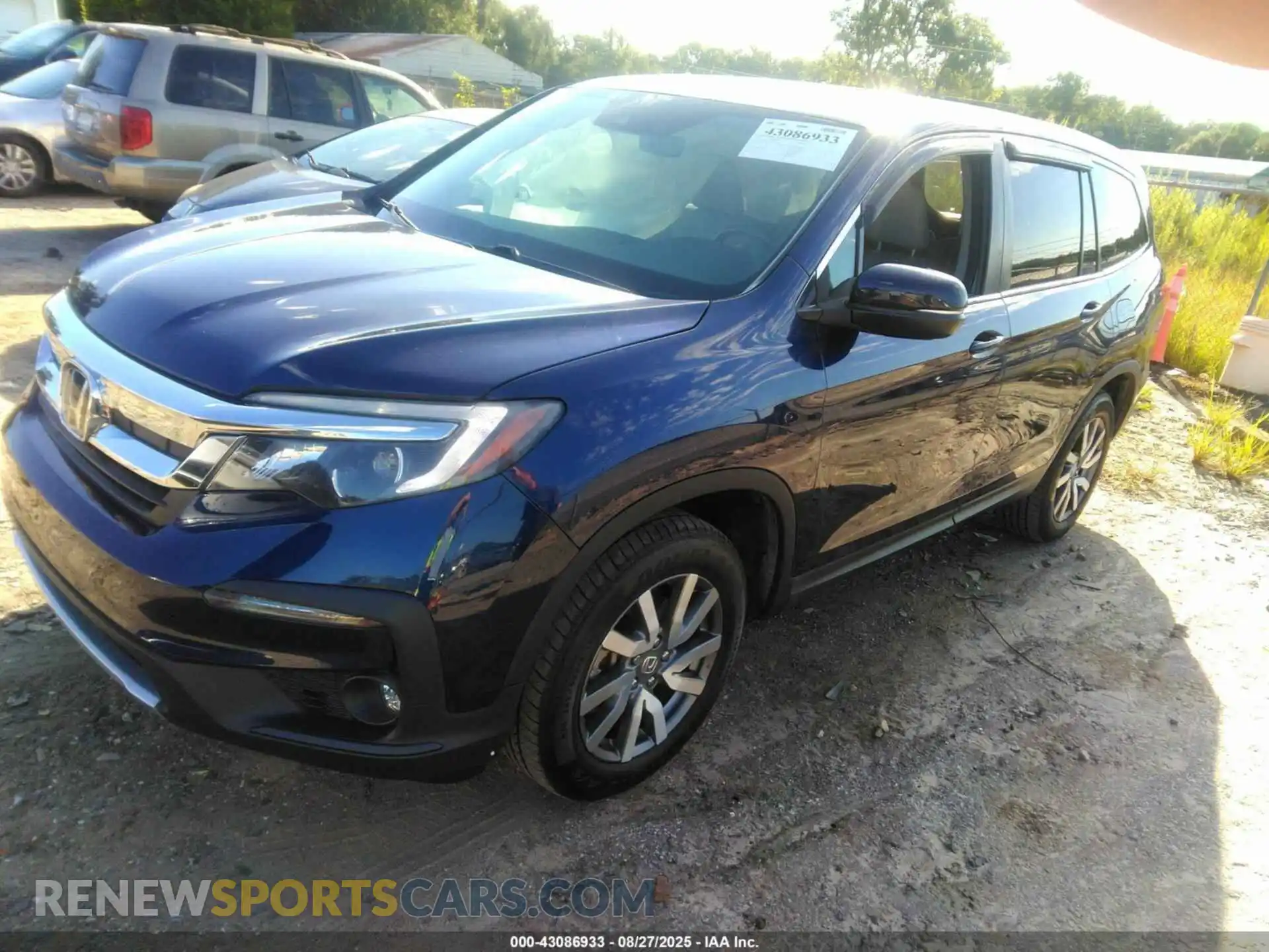 2 Photograph of a damaged car 5FNYF6H53NB008929 HONDA PILOT 2022