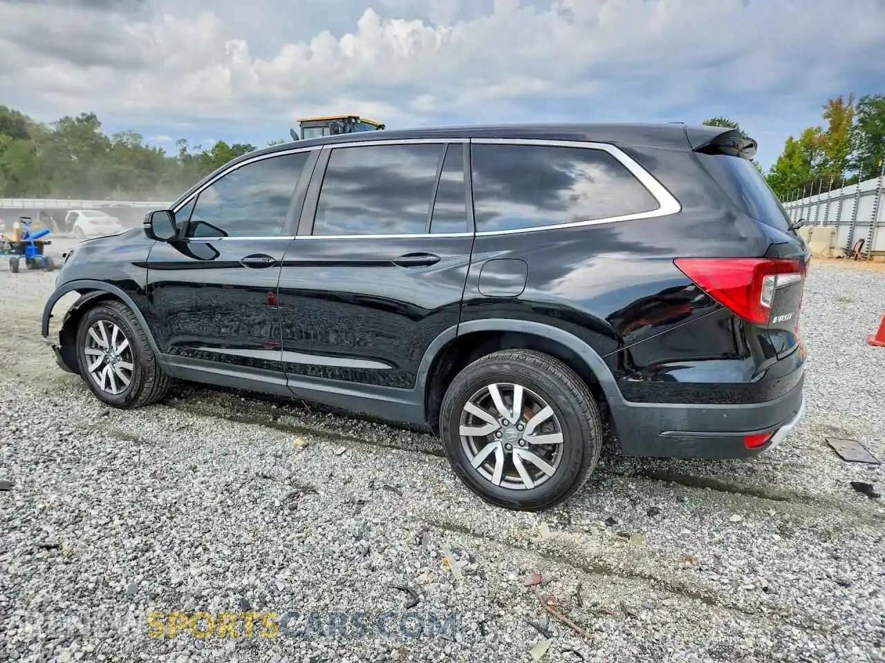 2 fotografías del automóvil dañado 5FNYF6H53NB018330 HONDA PILOT 2022