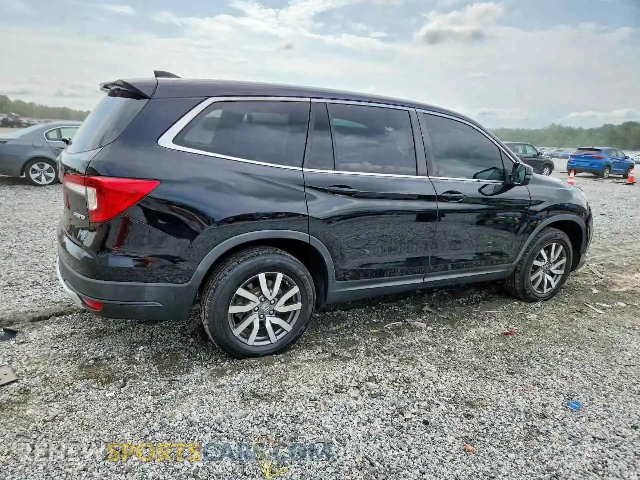 3 fotografías del automóvil dañado 5FNYF6H53NB018330 HONDA PILOT 2022